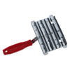 Tesală metalică cai 2 plăcuțe 9.5x14.5cm galvanizată