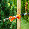 Mâner poartă gard electric portocaliu cu arc și cârlig NEXON