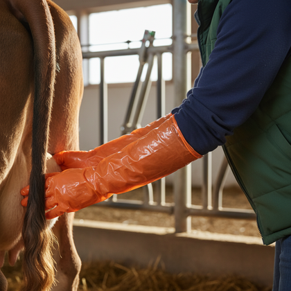 Mănuși de protecție 90 cm portocaliu