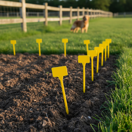 Marcatoare din plastic pentru delimitarea zonelor – 8 bucăți