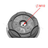 Cap tambur universal motocoasă cu fir de 2.5 mm și filet prindere M10 x P1.25LH NEXON