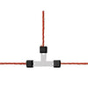 Conector fir gard electric T max 3mm - set de 5 bucăți