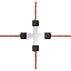 Conector fir gard electric în cruce - 3mm NEXON