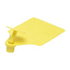 Crotalii pentru bovine galbene 10 buc 64×95 mm