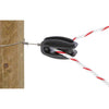 Izolator colț ABS negru medium (mai solid) gard electric NEXON