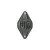 Izolator plat tip diamant negru pentru gard electric NEXON