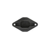 Izolator plat tip diamant negru pentru gard electric NEXON