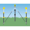 Kit colțar pentru gard electric INDUSTRIAL modular T-Post NEXON