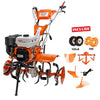 Motosapatoare RURIS 731 cu Accesorii (roti cauciuc 5.00-8,rarita,plug,adaptor,dispozitiv scos cartofi,roti metalice 400 fara manicot,cultivator)-NEXON FARM