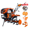 Motosapatoare RURIS 918ACC cu accesroii (roti cauciuc 6.00-12,rarita,plug reversibil rev2,roti metalice 500)-NEXON FARM