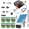 Pachet complet gard electric NEXON HeavyShock PRO 5.0 J 12V cu Solar, Long 6000m 4 lite 110kg-NEXON FARM